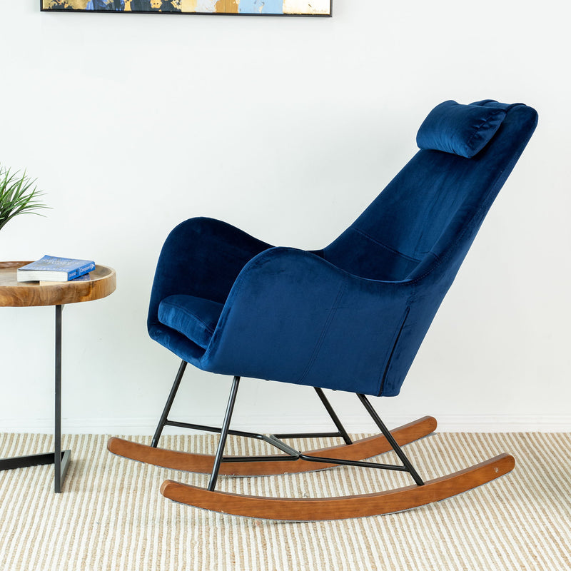 Chelsea - Velvet Rocking Chair