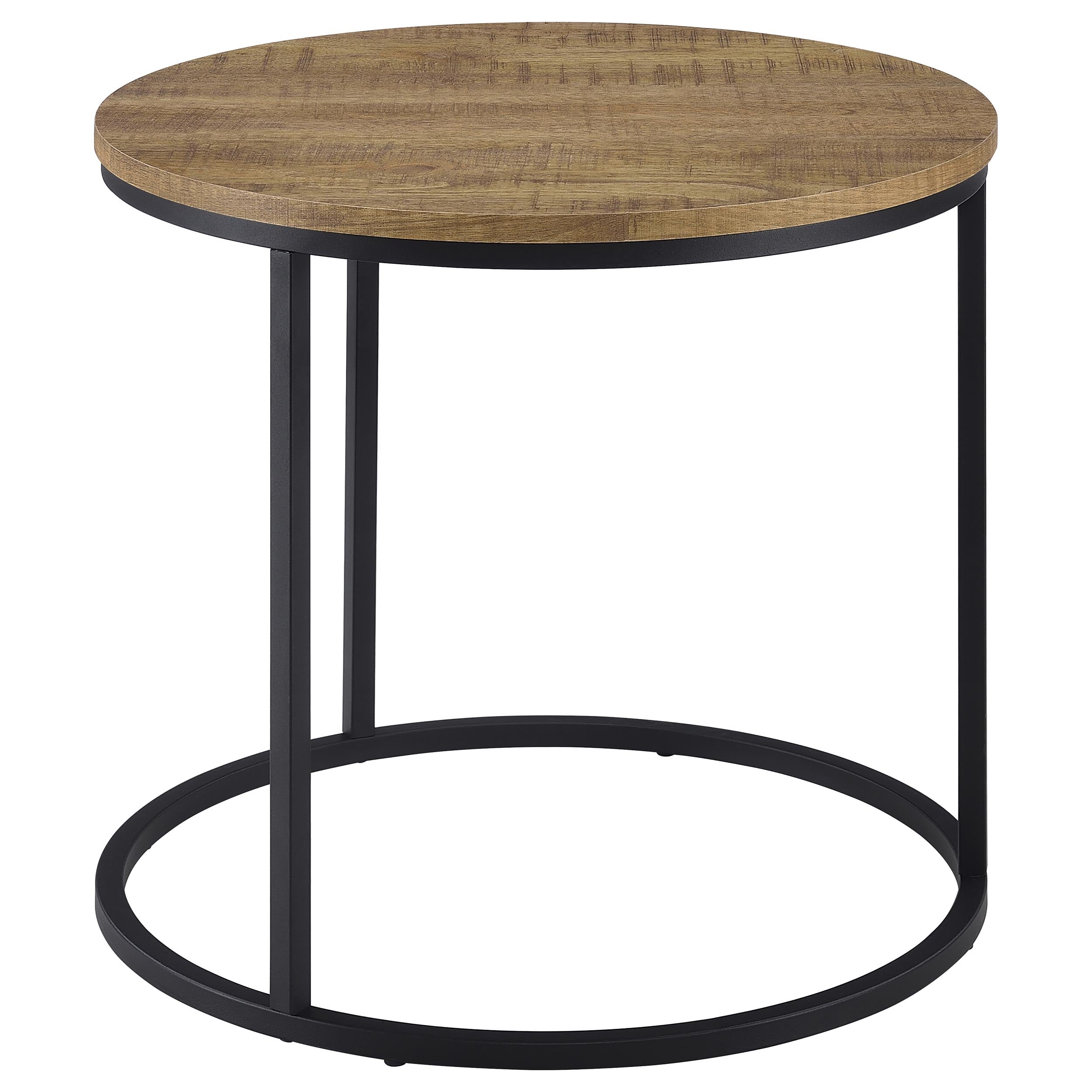 Lainey Round Occasional Side End Table Mango — view 5