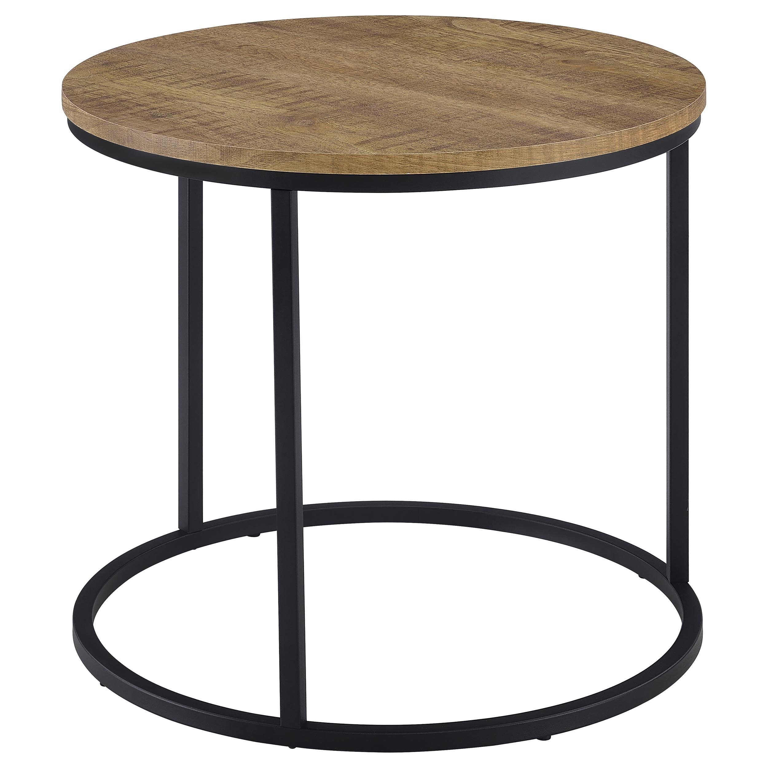 Lainey Round Occasional Side End Table Mango — view 6