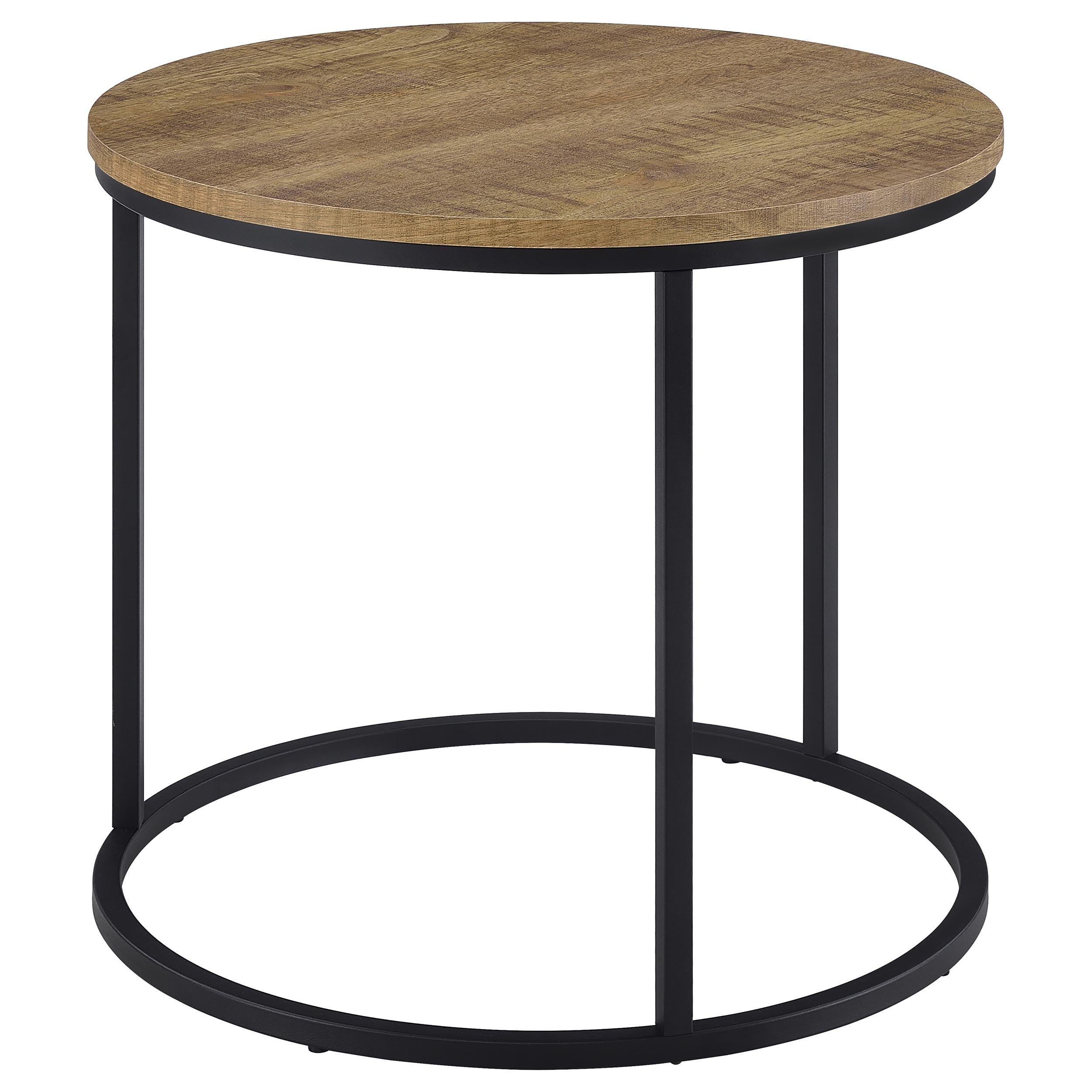 Lainey Round Occasional Side End Table Mango — view 7