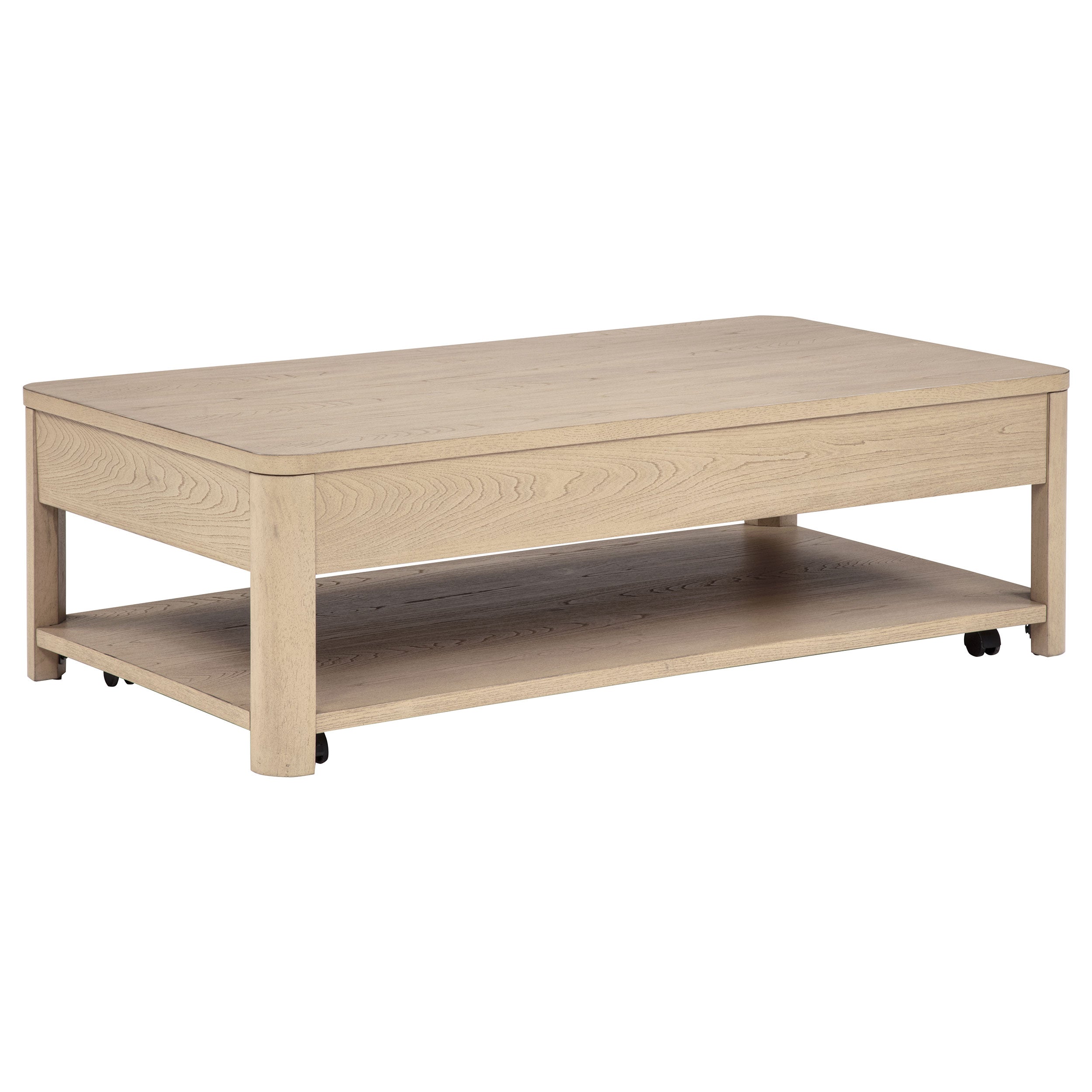 Marcelo 3-piece Coffee Table Set with Storage Light Elm — view 10