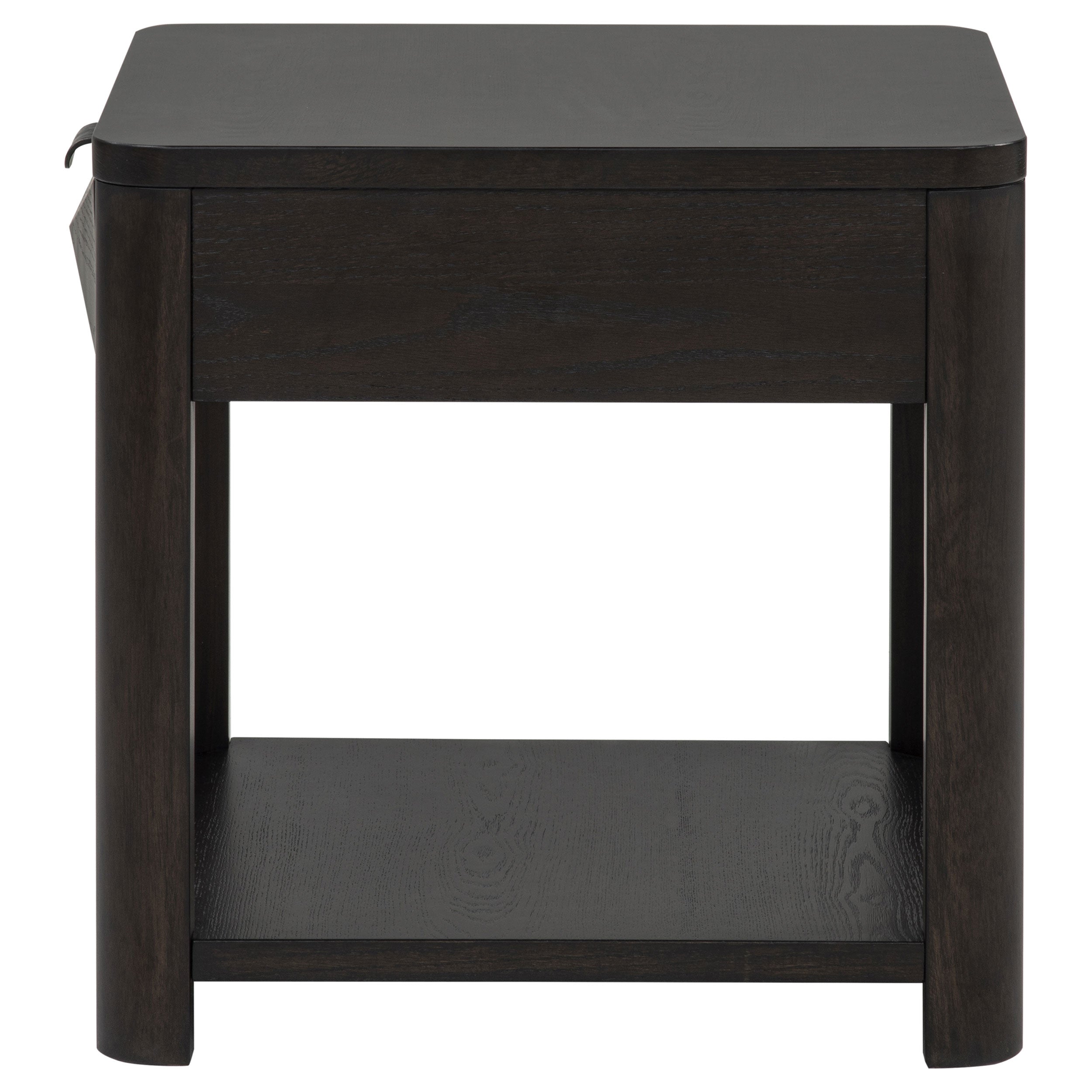 Marcelo Wood End Table with Drawer and Shelf Coffee — view 6