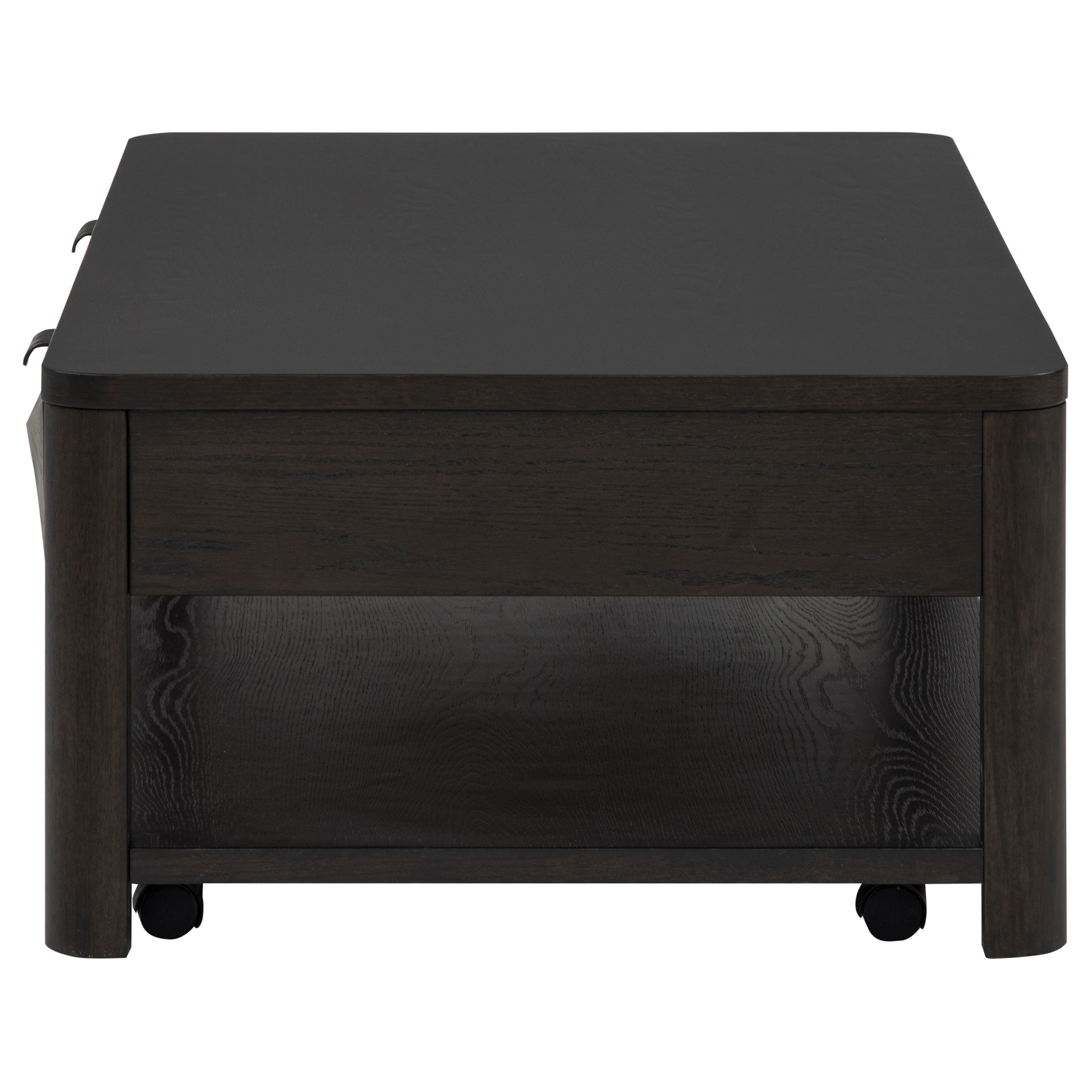 Marcelo Wood Coffee Table with 2 Drawers and Shelf Coffee — view 6