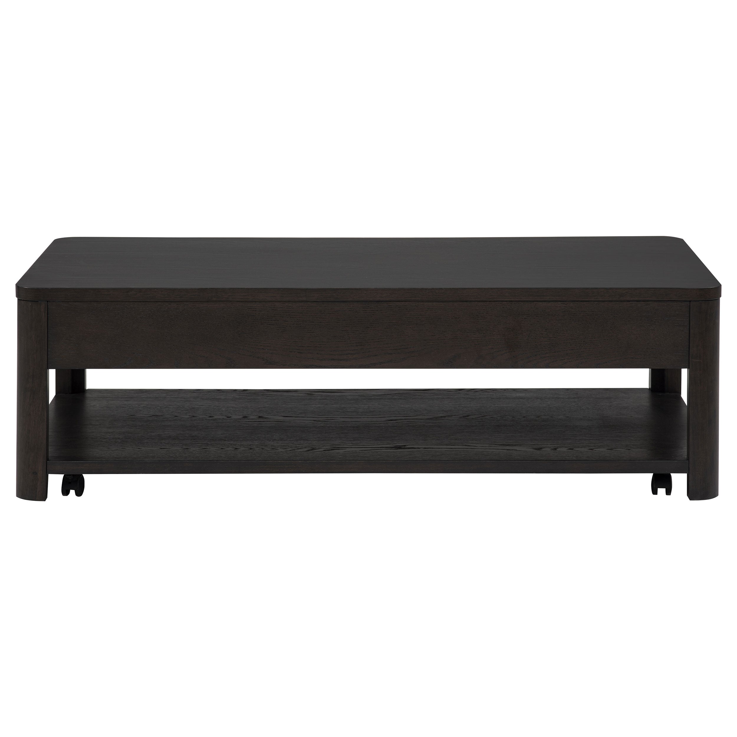 Marcelo Wood Coffee Table with 2 Drawers and Shelf Coffee — view 8