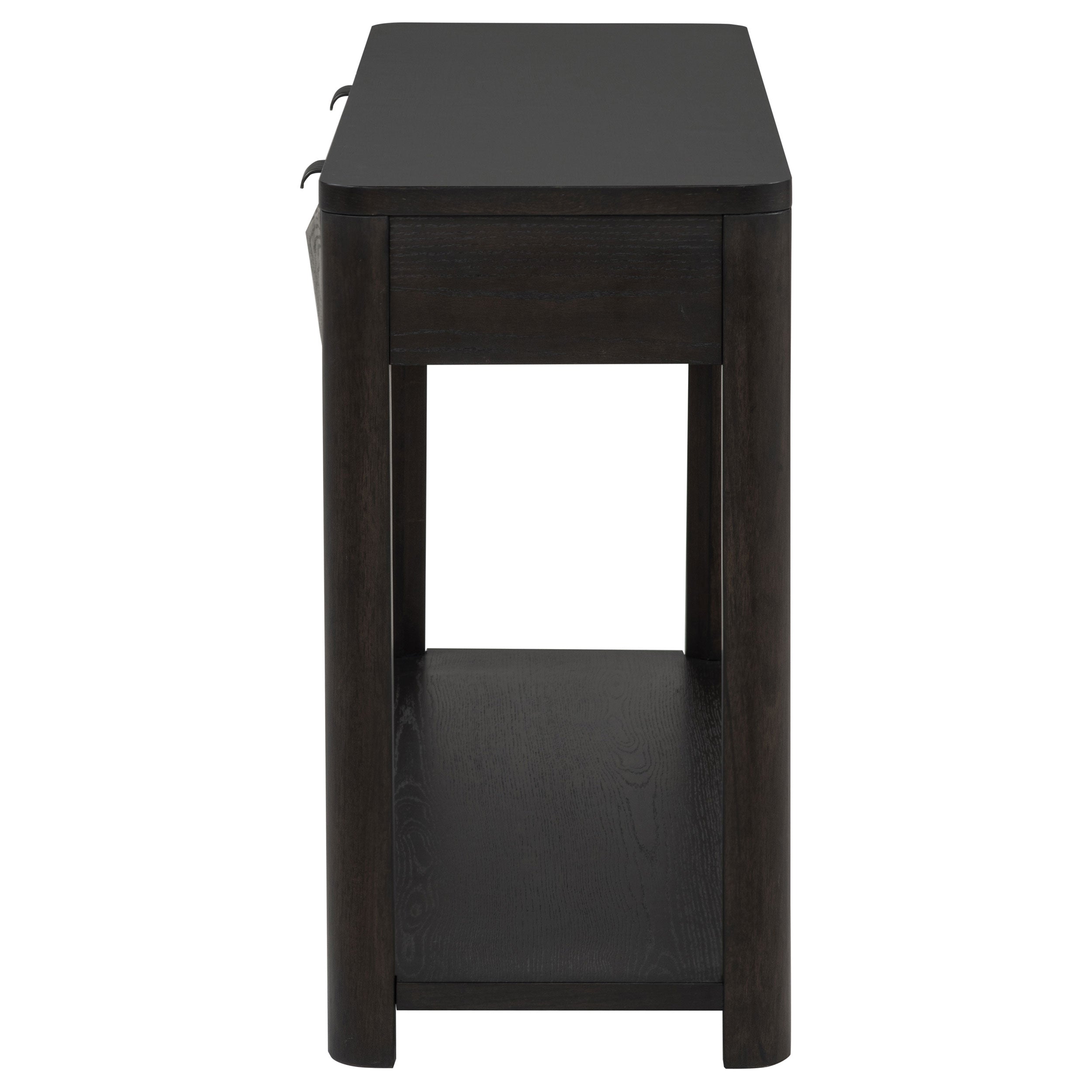 Marcelo Sofa Console Table with 2 Drawers and Shelf Coffee — view 6
