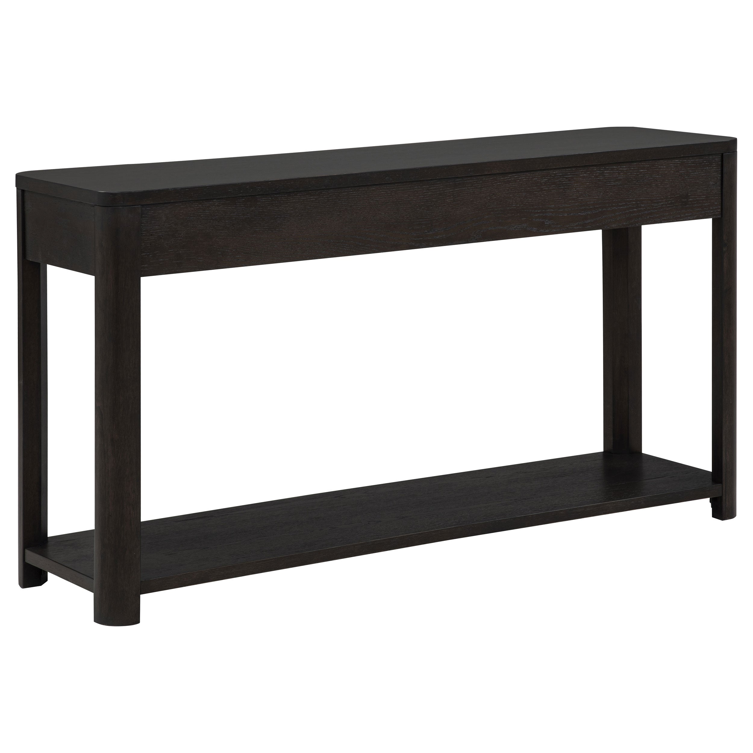 Marcelo Sofa Console Table with 2 Drawers and Shelf Coffee — view 7
