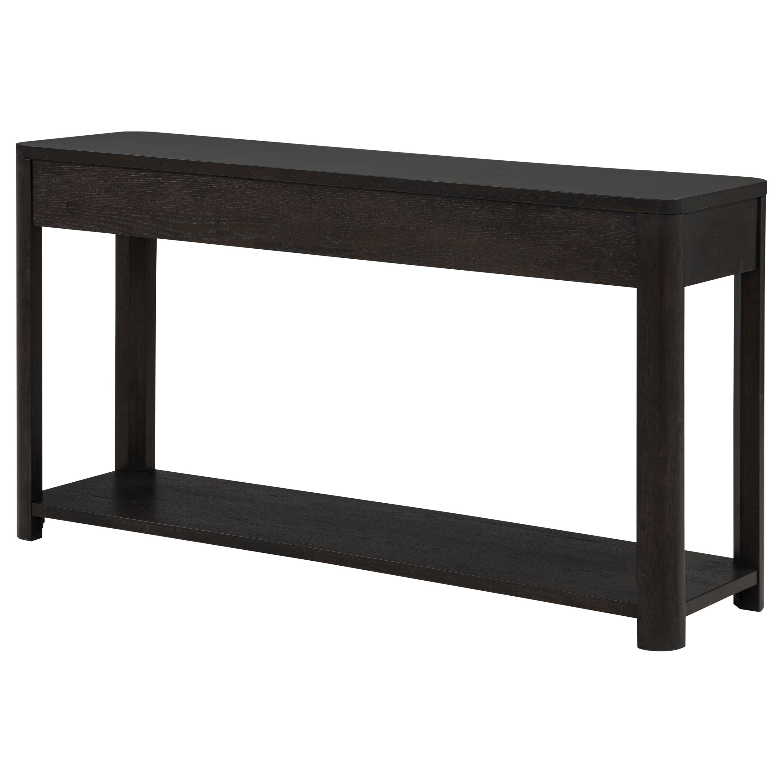 Marcelo Sofa Console Table with 2 Drawers and Shelf Coffee — view 9