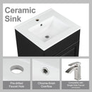 Bathroom Vanity With Sink, Cabinet With Adjustable Shelf