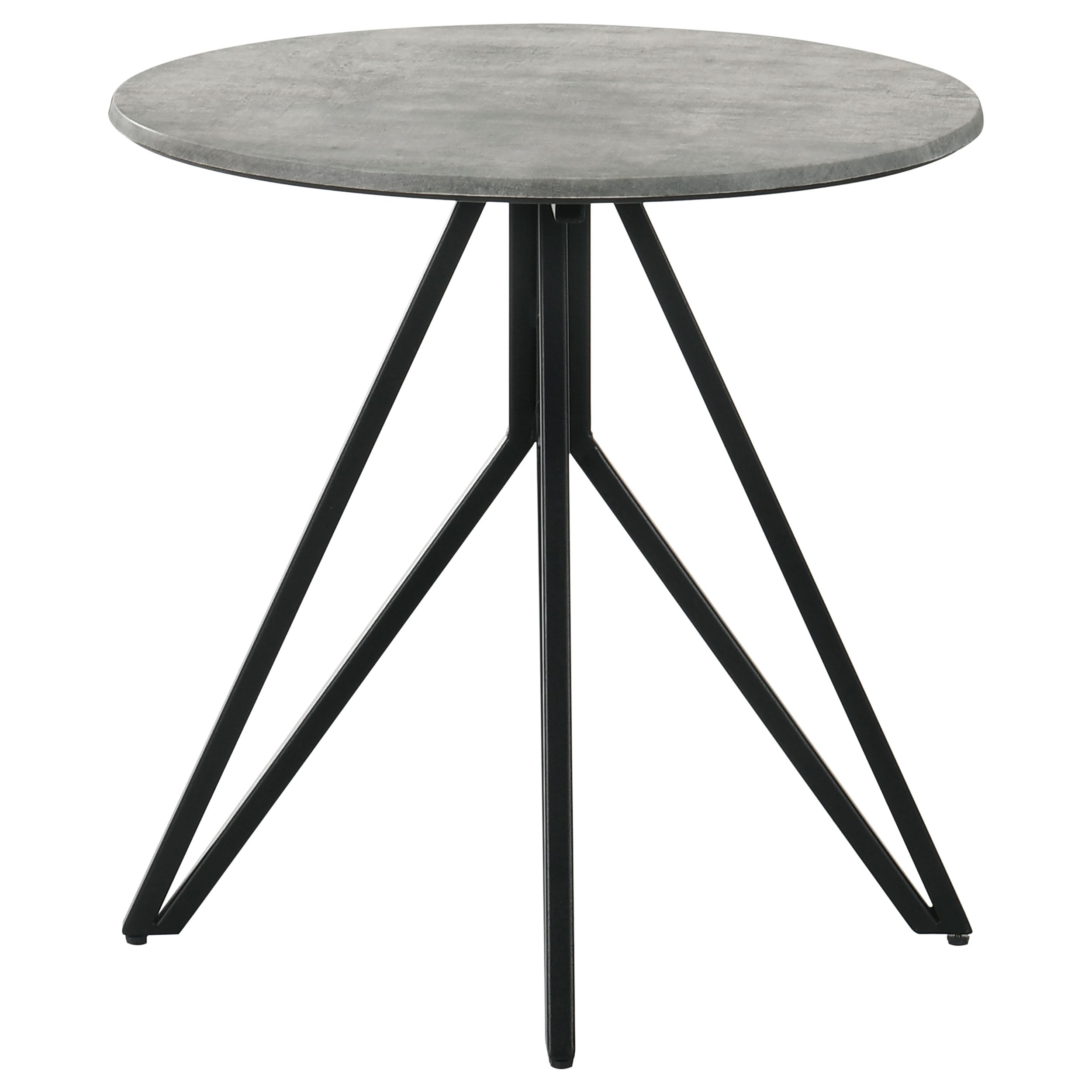 Hadi 2-piece Round SmartTop Coffee and End Table Set Cement — view 4