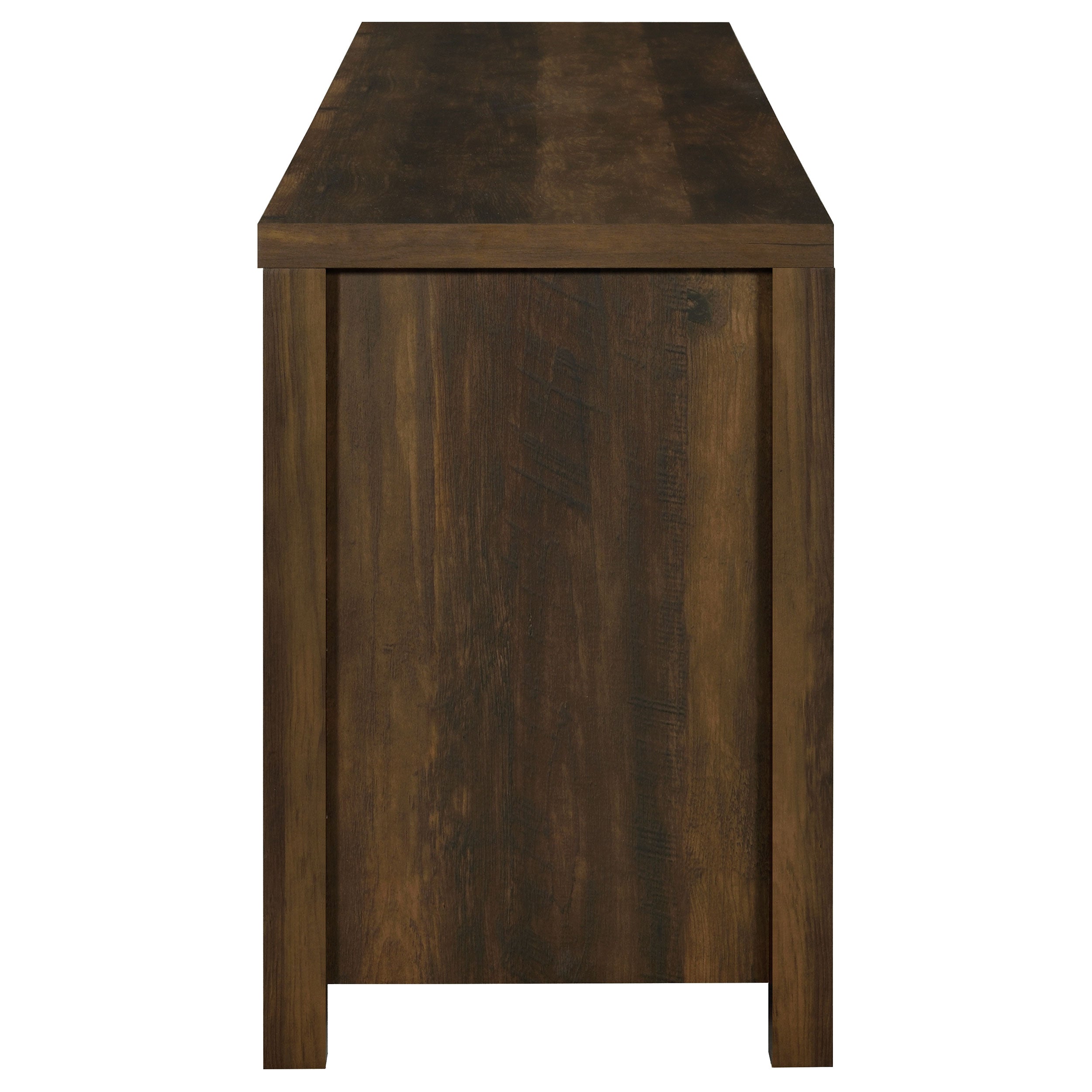Madra 2-door Engineered Wood 79-inch TV Stand Dark Pine — view 8