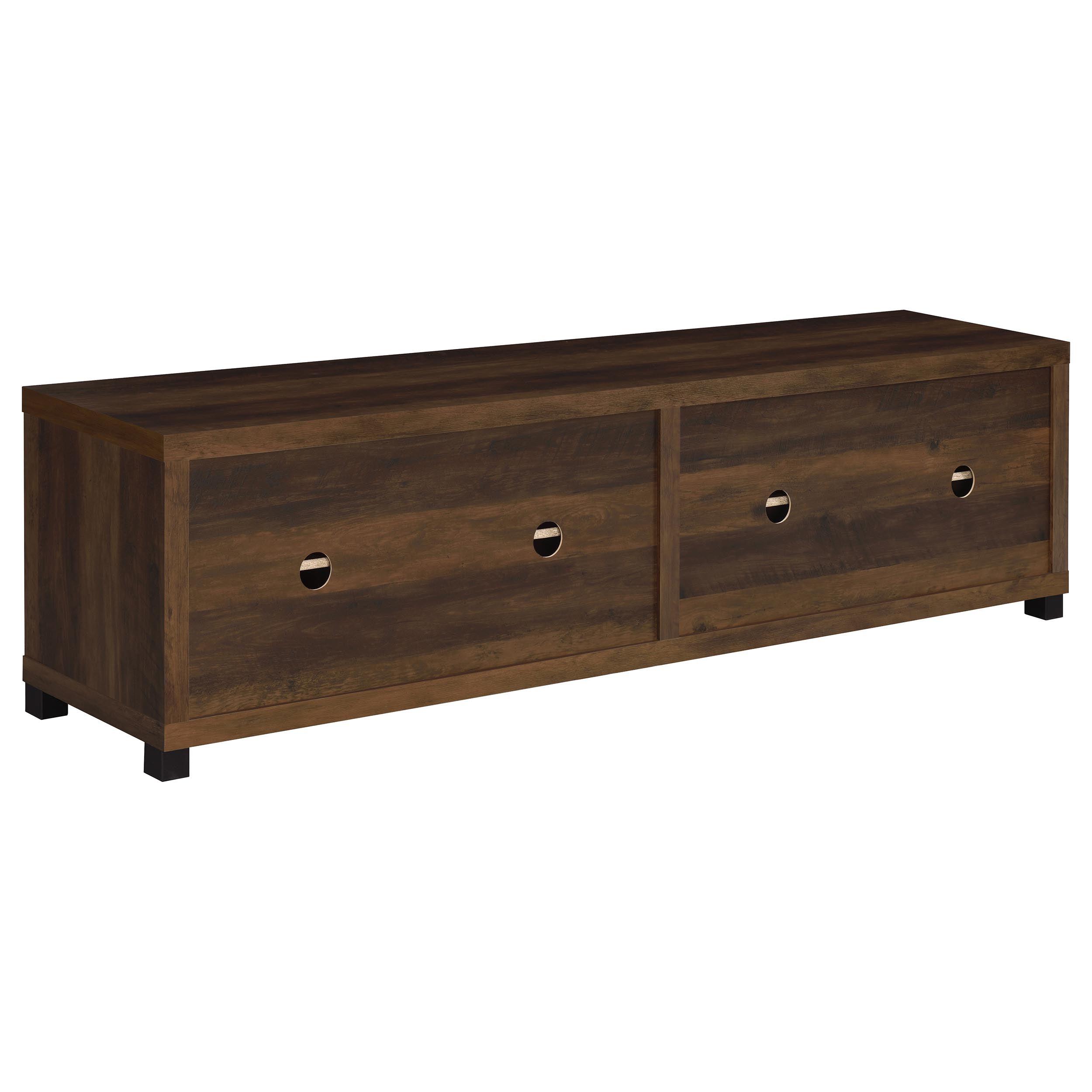 Sachin 3-piece 79-inch TV Entertainment Center Dark Pine — view 15