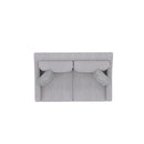 Loveseat With Casual Accent - Gray