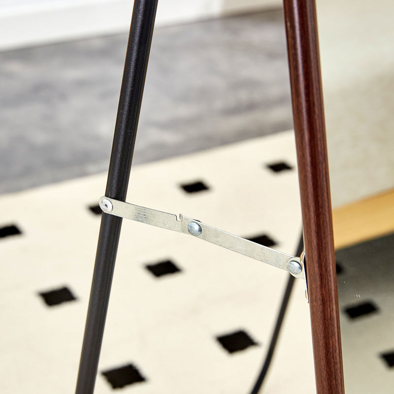 4th Generation Floor Standing Full Length Mirror, Wall Mounted Glass - Transparent