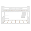 Bunk Bed With Convertible Ladder And Slide