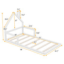 Floor Bed With House Shaped Headboard