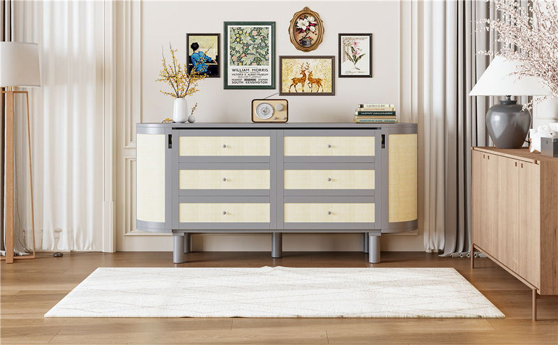 Murphy Bed With Hidden Storage & Modern Woven Design