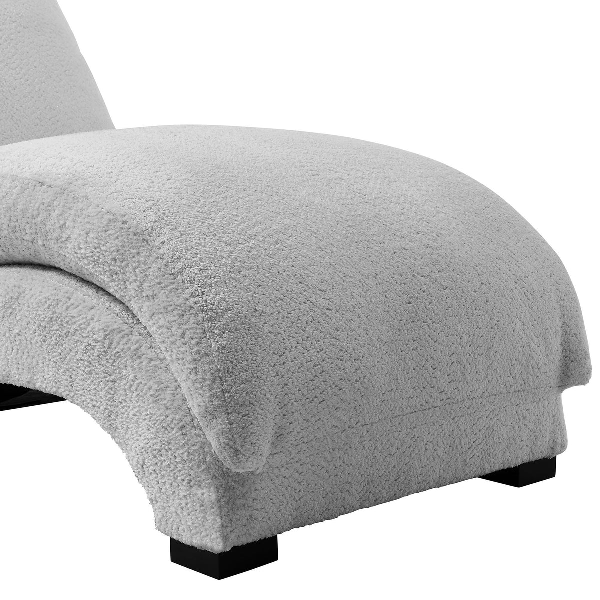 Nori Chaise With Heat Massage, USBC, LED in Black by Elements International, view 14