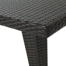 Reflect - Outdoor Dining Table With Rattan Cover - Dark Gray