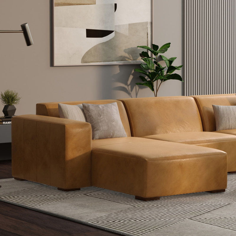 Rex - Left Chaise Sofa Module - Sienna