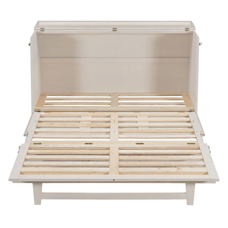 Murphy Bed With Large Drawers And USB Ports