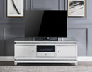 Lotus - TV Stand - Mirrored, Faux Ice Cube Crystals