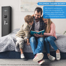 4.33 Cu Ft Biometric Keypad Rifle Safe - Black