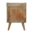 Inlay - Bone Gallery Back Nightstand - Brown