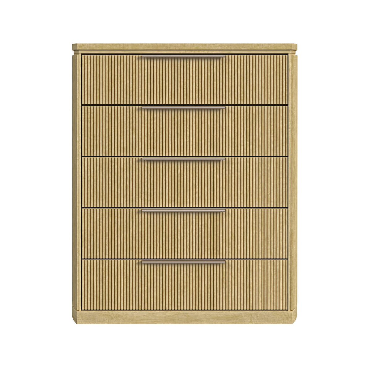 Sylvie 5-Drawer Chest in Dark Brown by Elements International, view 4
