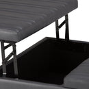 Ellis - Coffee Table Storage Ottoman Contemporary Design