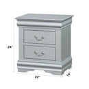 Louis Philippe III - Sleek Design Nightstand