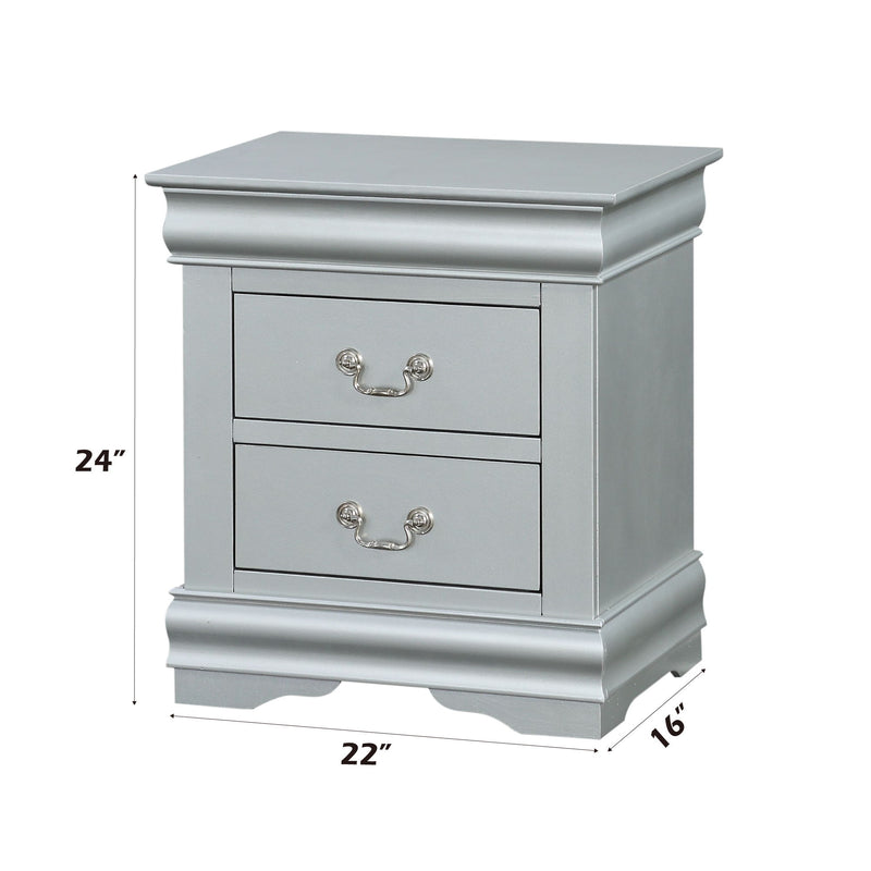 Louis Philippe III - Sleek Design Nightstand