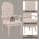 Wynsor - Chair (Set of 2) - Fabric & Antique Champagne - Atlantic Fine Furniture Inc