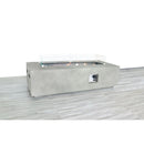 Rectangular Propane Fire Pit Table With Fiber Reinforcement And Adjustable Flame Control - Gray
