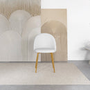 Marion - Mid-Century Modern Dining Chair (Set of 2) - Gold / White