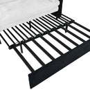 Modern Convertible Sleeper Sofa Bed With Pull-Out Queen Design, Side Storage & Thick Cushions