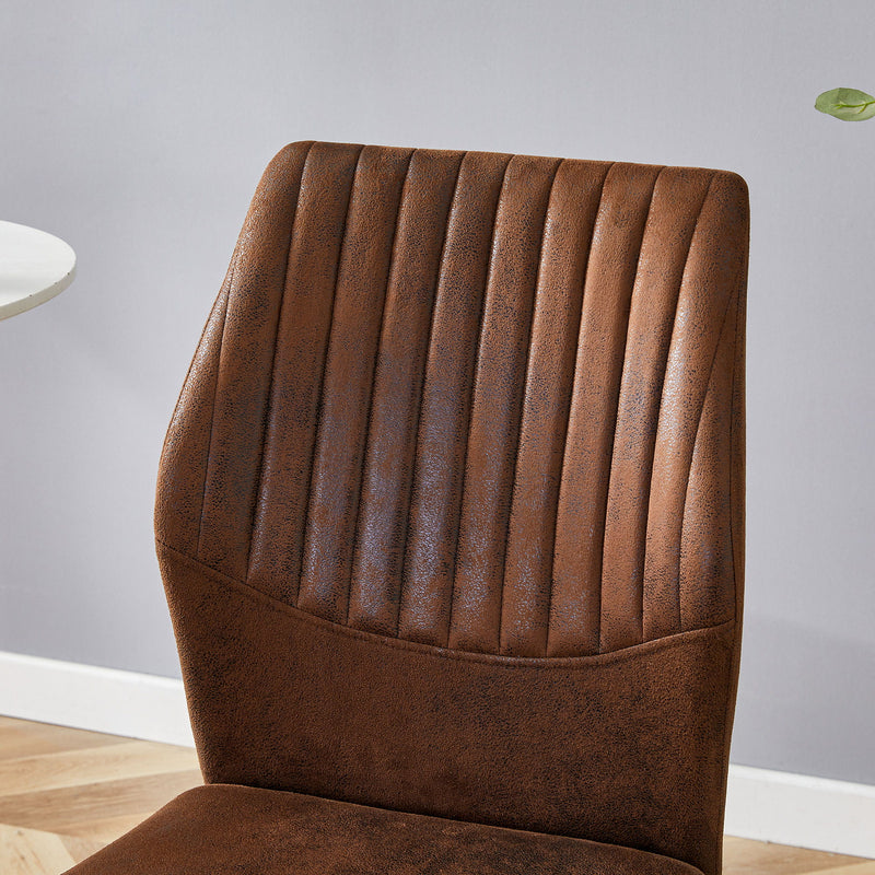 Luxury Simple Chair With Metal Leg
