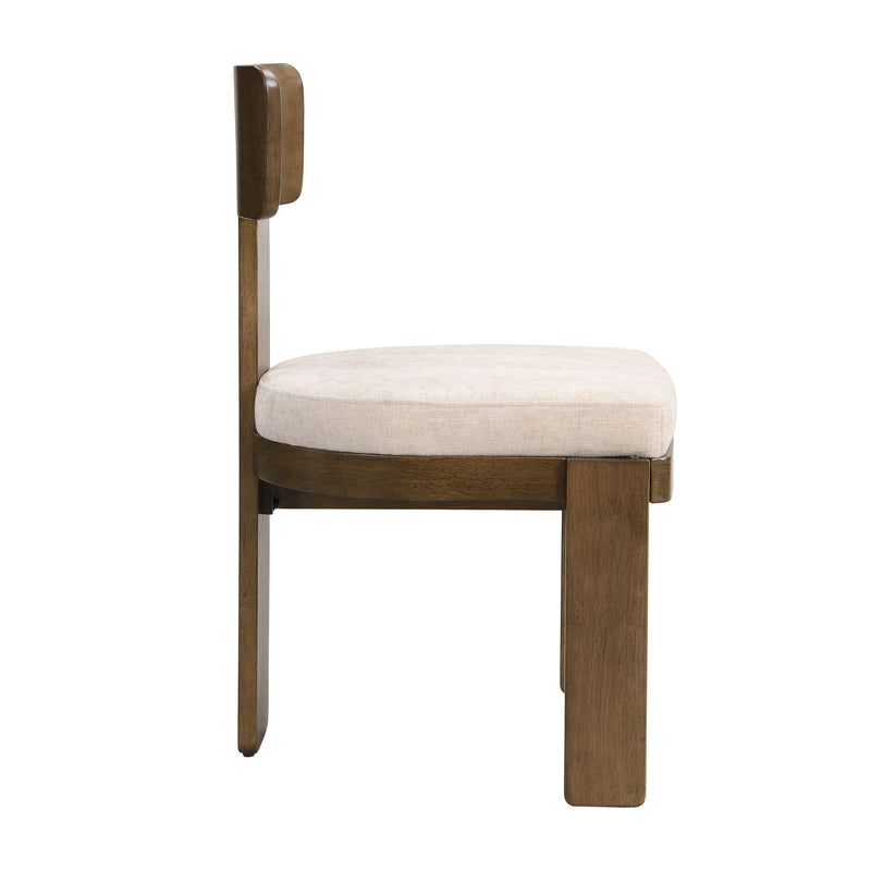Upholstered Dining Fabric Side Chairs (Set of 2)