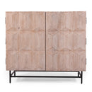 Geometry Accent Cabinet - White