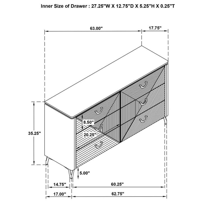 Cassia - LED Bedroom Set