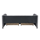 Upholstered Daybed With Ergonomic Design Backrest