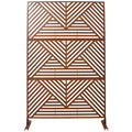 Freestanding Outdoor & Indoor Freestanding Metal Privacy Screen