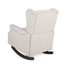 Sheila - Contemporary Fabric Tufted Wingback Rocking Chair