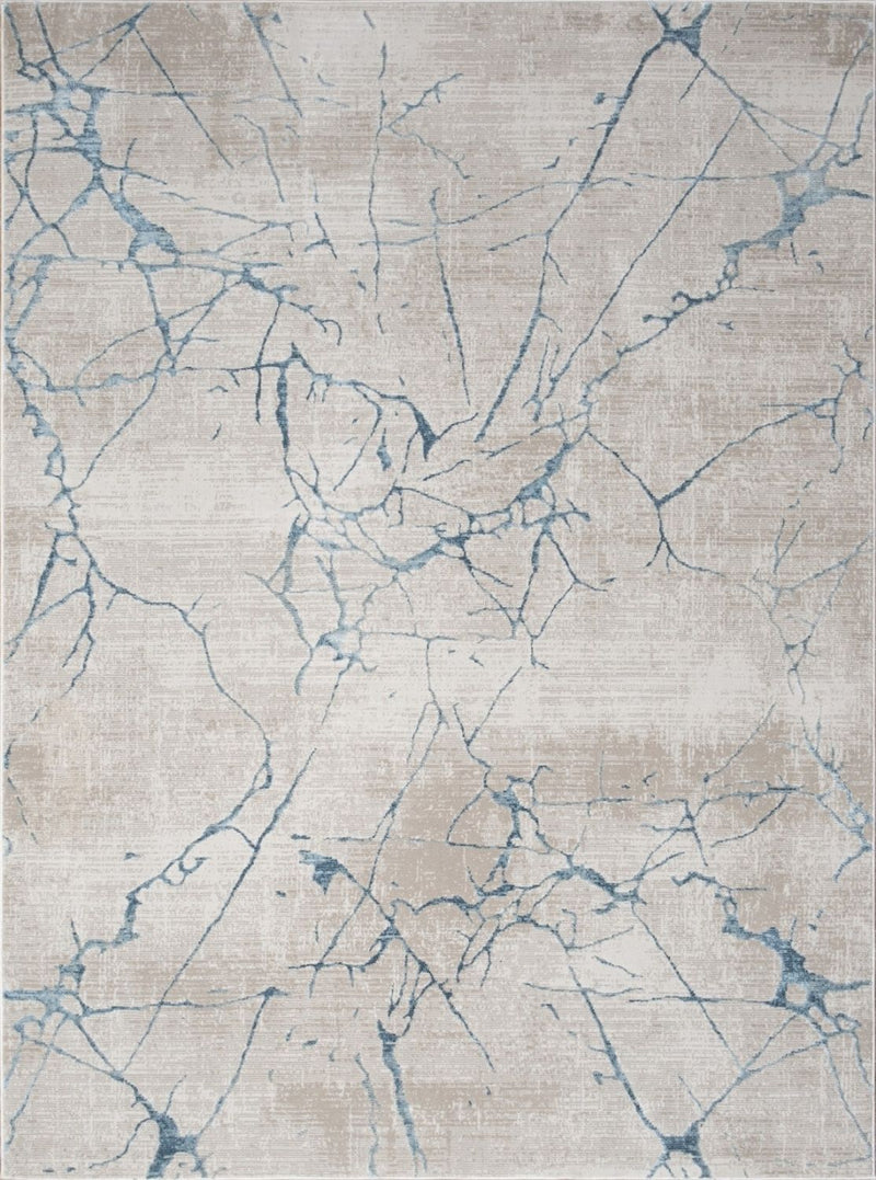 Elegance - 5'3" X 7'3" Area Rug - Blue / Polyester