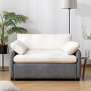 Oversized Single Sofa Chair Wide And Deep Seat, Modern Upholstered Comfy Blocking Couch Lounge With Pillows