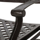 Cast Aluminum Dining Chair With Hand Crafted Details - Bronze