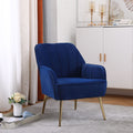 Modern Mid-Century Chair Linen Sherpa Armchair For Living Room Bedroom Office