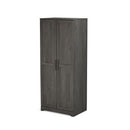 Danbury - Wood Wardrobe - Gray