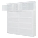 Murphy Wall Bed With Top Cabinets & Wine Rack