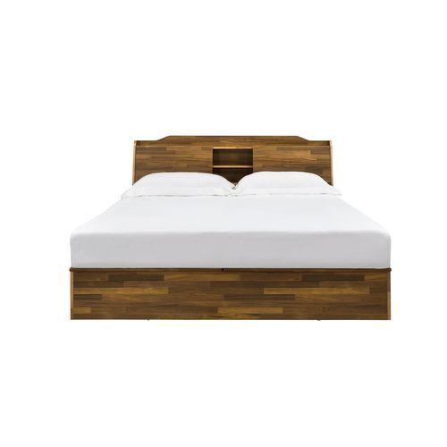 Hestia - Queen Bed - Walnut Finish - Atlantic Fine Furniture Inc