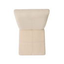 Pertica - Dining Chair Contemporary Design Wood Fabric - Natural